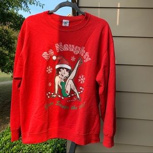 Vintage Betty book graphic sweatshirt
